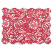 Matouk Granada Scarlet Oblong Placemat - Set 4